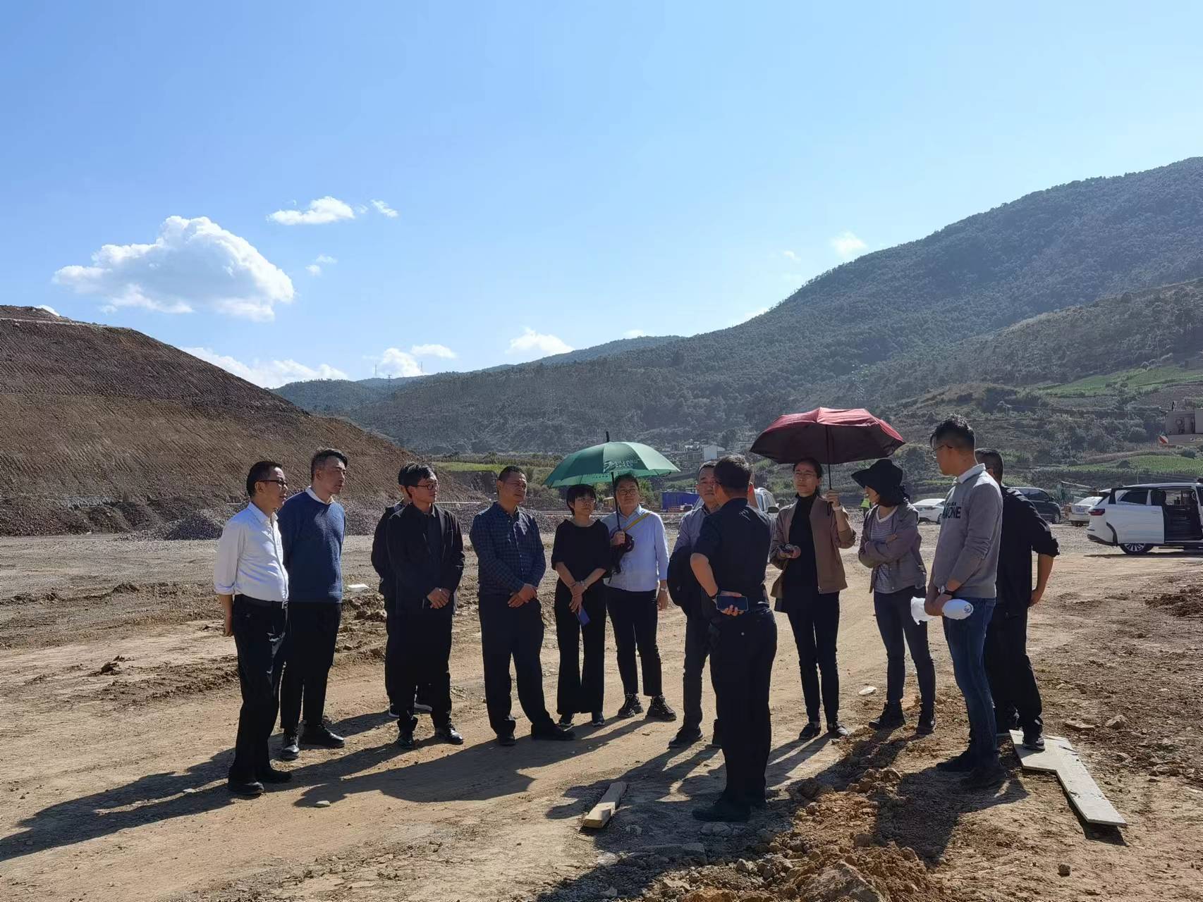 中國農(nóng)業(yè)銀行云南省分行領(lǐng)導(dǎo)蒞臨瑞和錦程蒲縹項目現(xiàn)場勘察